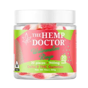 D8 THC WATERMELON RING GUMMIES | 30MG