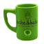a green novelty mugs