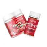 Best-Seller Gummy Duo (60ct) |  Cherry | D8/D9 65mg Gummies + | Strawberry  | D8 Medible