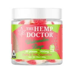 D8 THC WATERMELON RING GUMMIES | 30MG
