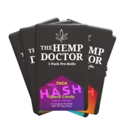 THCA BUBBLE HASH INFUSED PREROLLS | 5-PACK TINS