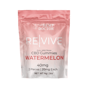 a pink and white package with white text