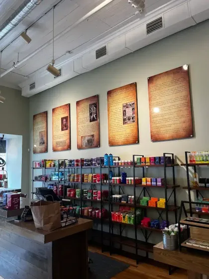 Salisbury store with shelves of The Hemp Doctor products