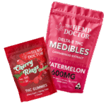 Best-Seller Gummy Duo (22ct) |  Cherry | D8/D9 65mg Gummies + | Watermelon | D8 Medible