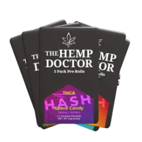 THCA BUBBLE HASH INFUSED PREROLLS | 5-PACK TINS