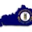 Kentucky state outline with seal