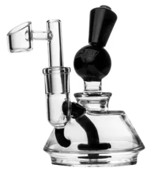 Small glass water pipe for smoking