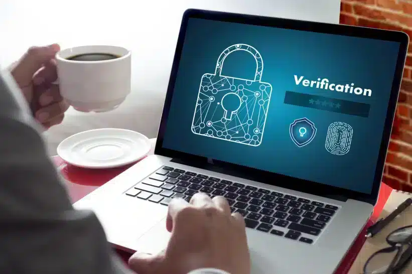 An internet user trying to verify his age online