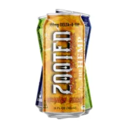 Cans of Zooted THC seltzer