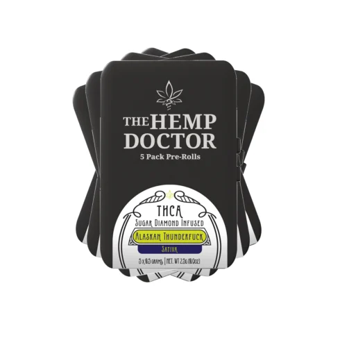 THCA SUGAR DIAMOND INFUSED PRE-ROLLS | 5-PACK TINS_NAME