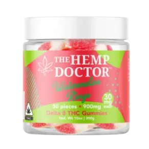 D8 THC WATERMELON RING GUMMIES | 30MG