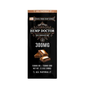 CBD:D9 THC CHOCOLATE BARS | 300MG