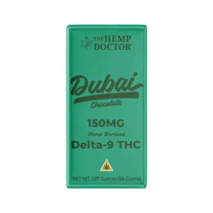 DELTA 9 THC | DUBAI CHOCOLATE BARS | 150MG
