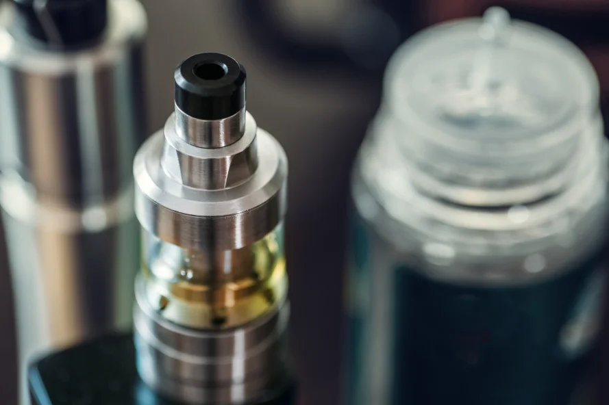 Close-up of a dab pen device