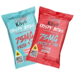 Two flavored cereal bites THC packages