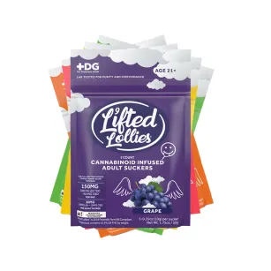 LIFTED LOLLIES | CBD:D9 THC LOLLIPOPS | 30MG