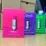 Three colorful best live rosin carts boxes
