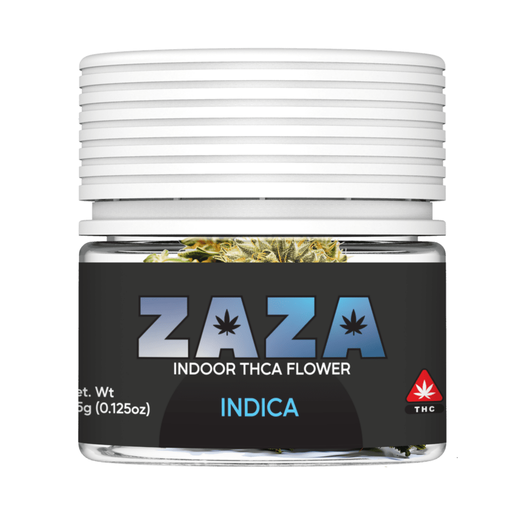 Rendered ZAZA INDICA GENERIC 3.5G CG Spiral Jar FRONT