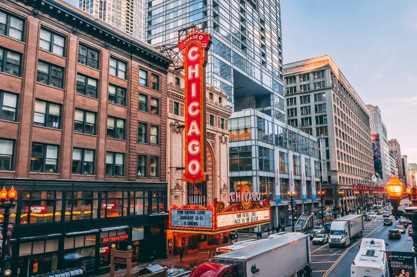 Downtown of Chicago, IL
