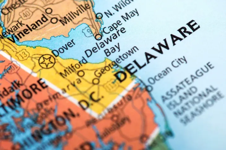 Delaware Map Location