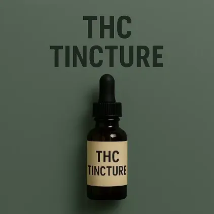a small bottle with a dropper